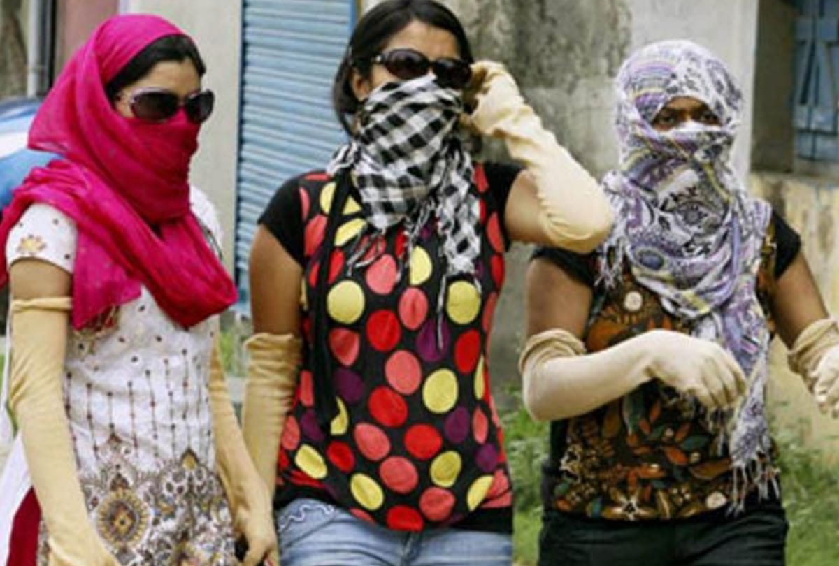 mercury reaches above 35 degree in lucknow