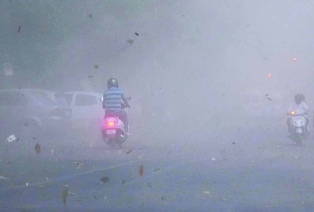 Meteorological Department warns of storm in kanpur