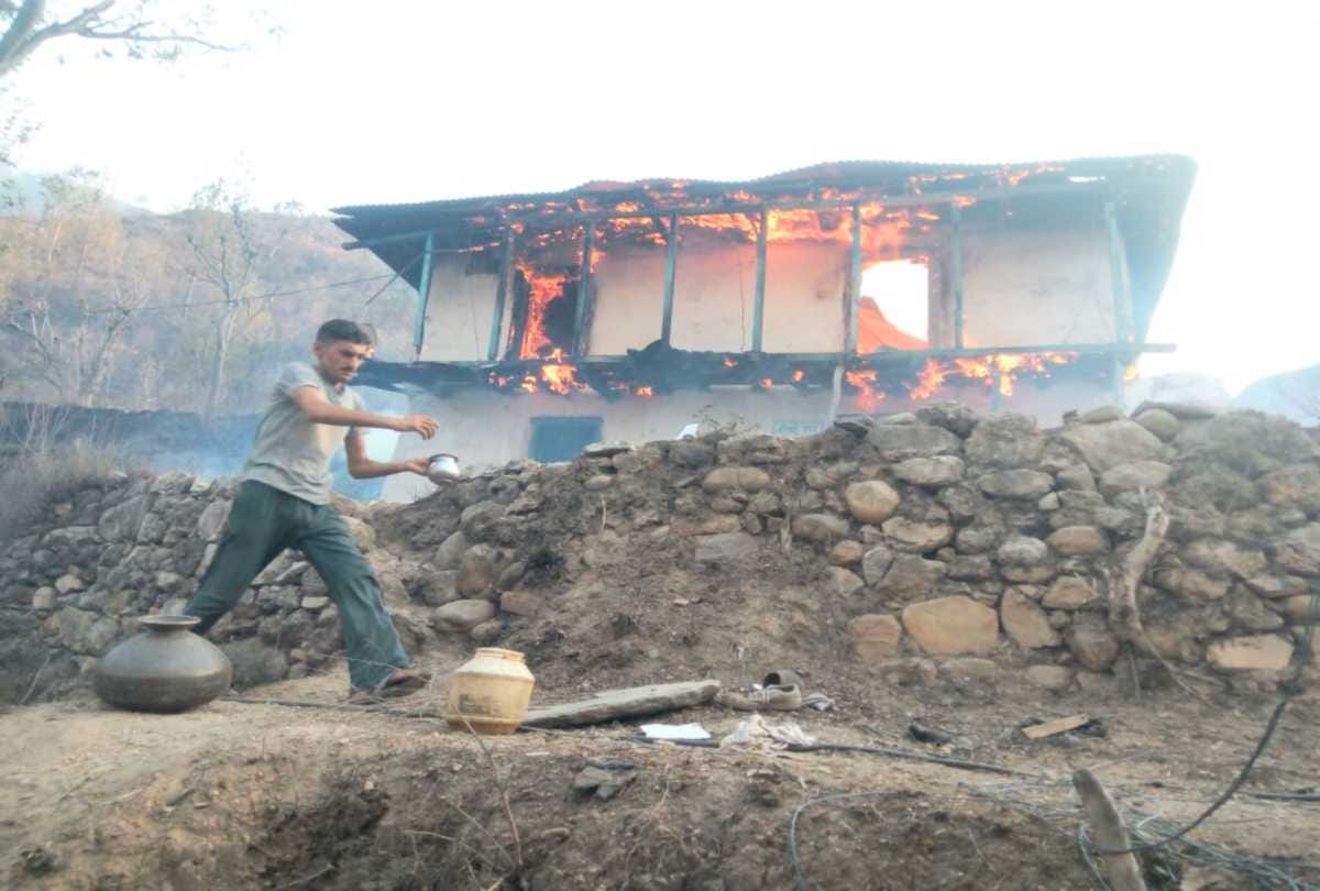 one more death due to forest fire in himachal and historic church reduced to ashes
