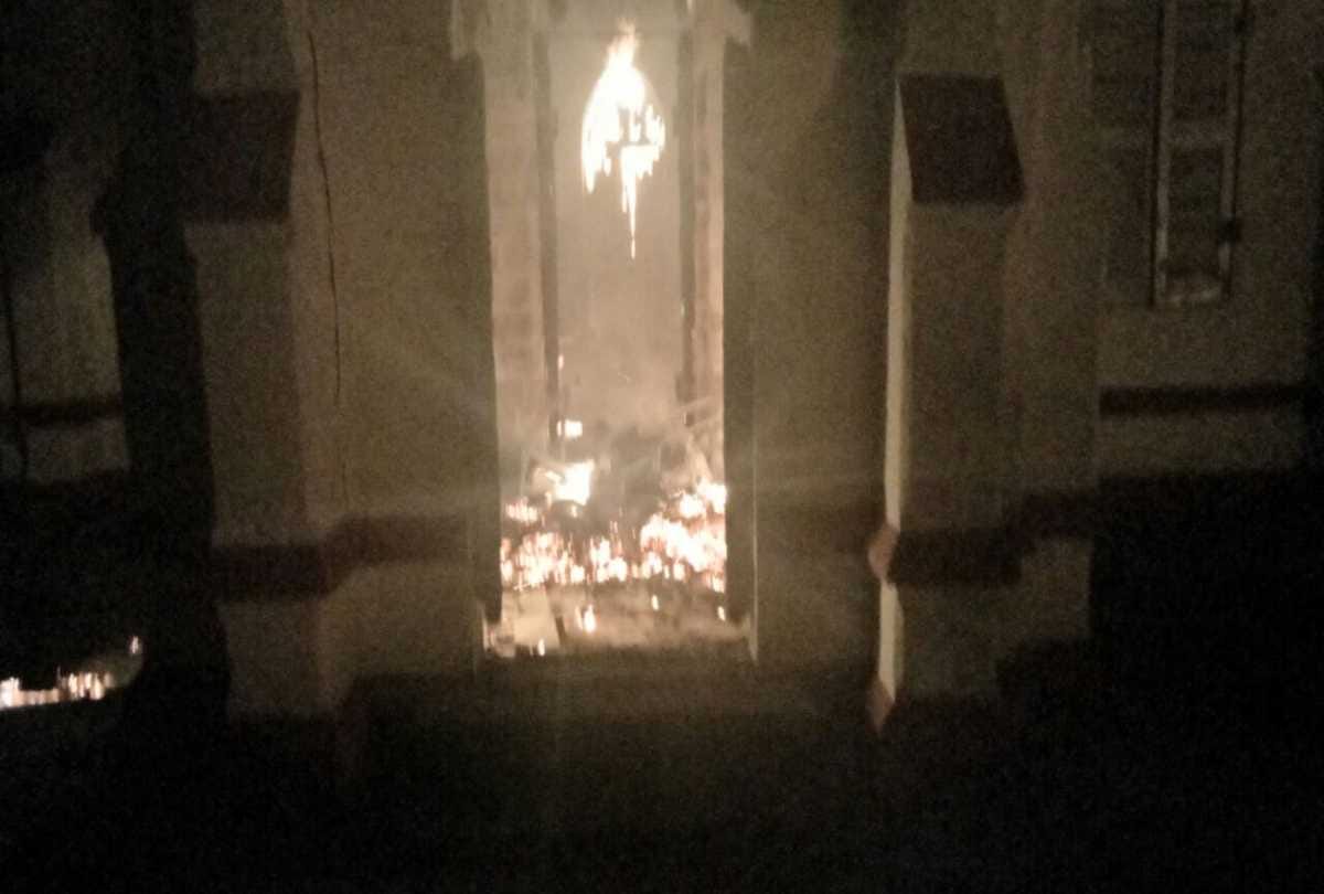 one more death due to forest fire in himachal and historic church reduced to ashes