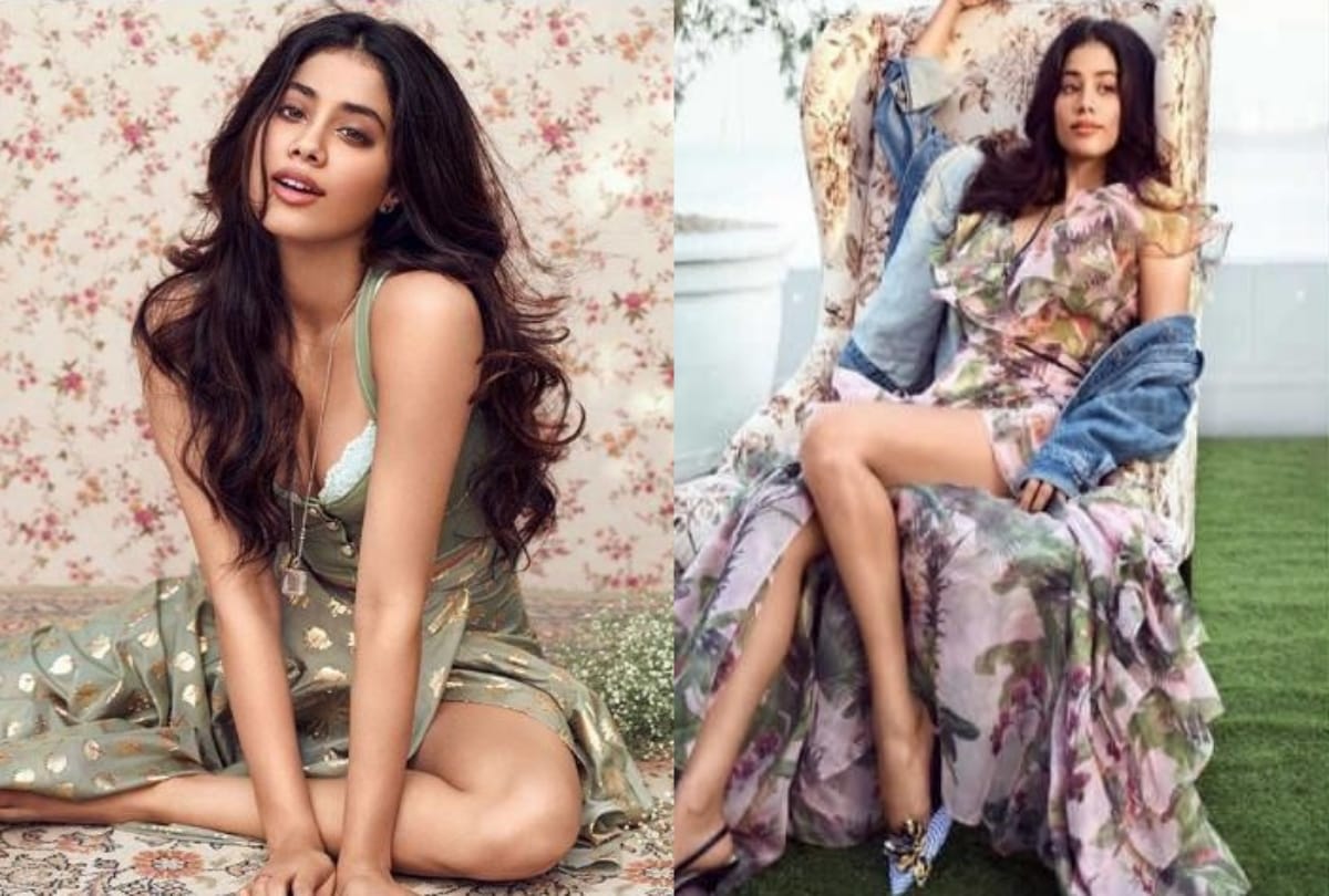 Janhvi kapoor first hot photo shoot steam up the vogue magazine cover page 