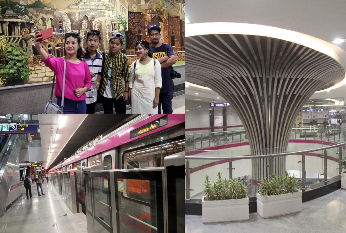 know why you need to carry identity card for exit and entry from shankar vihar of magenta line metro