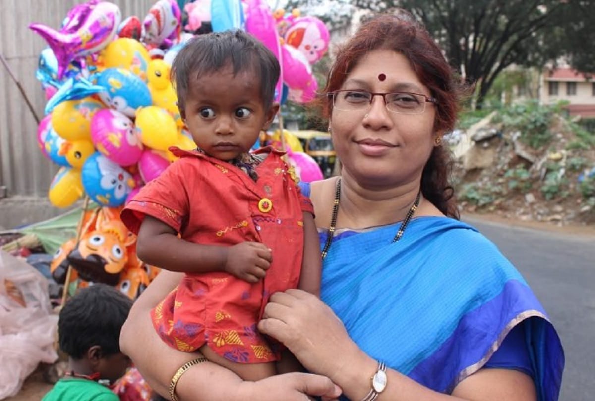 Nagarathnamma- Block Education Officer, she also runs NGO for street children