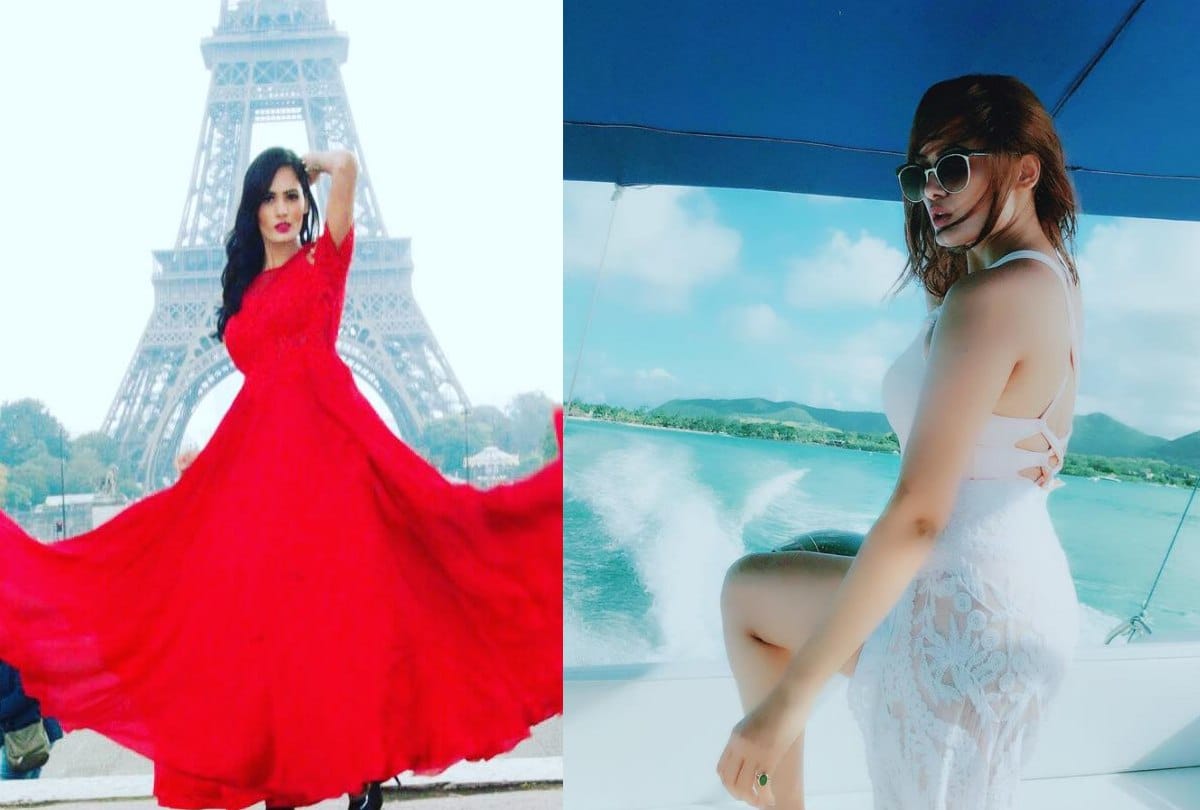 Neha Saini in Fashion show Afro Asia 2018 at Mauritius