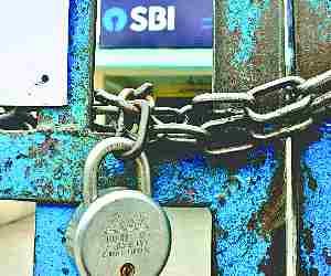 Bank strike creates panic