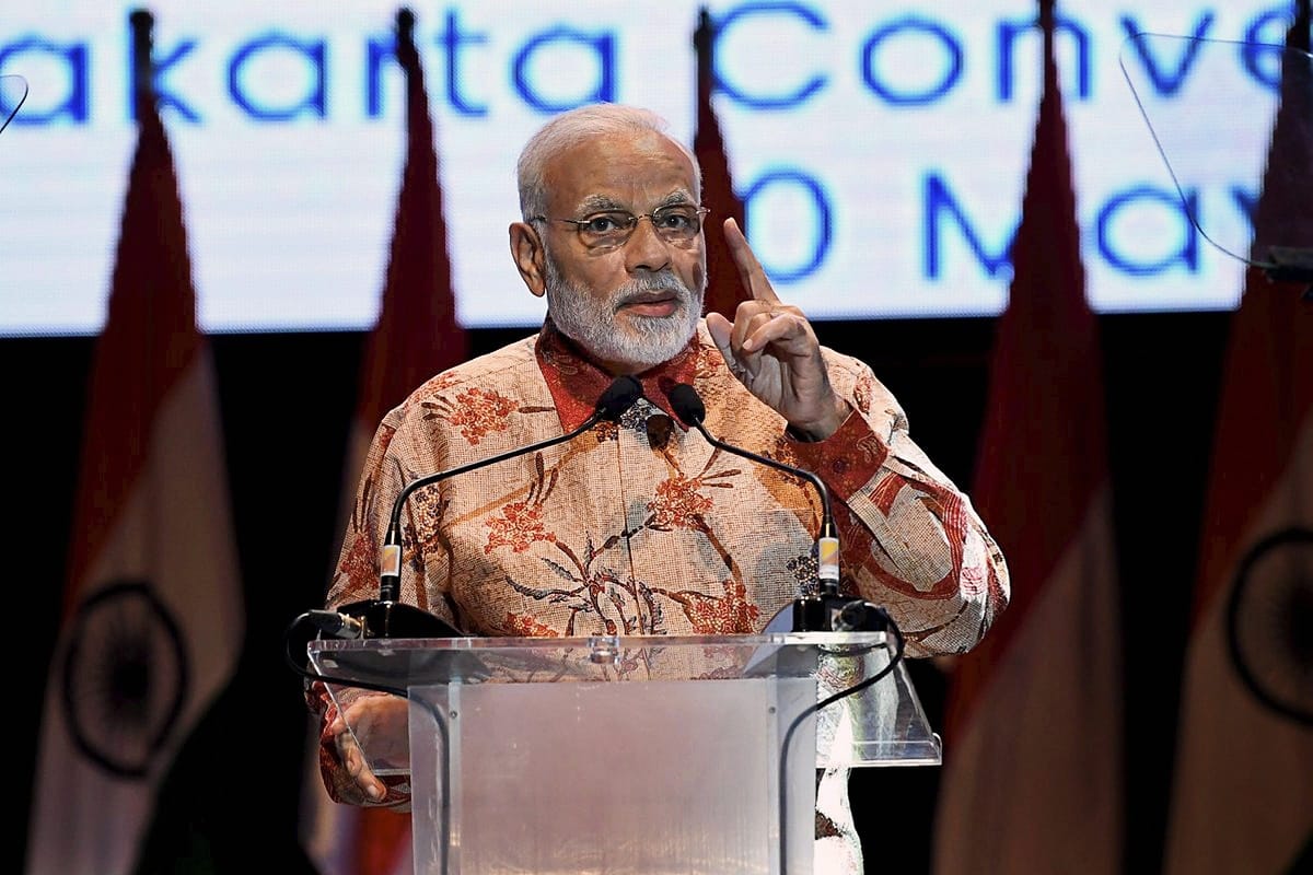 PM narendra Modi addresses Indian community in Jakarta Indonesia