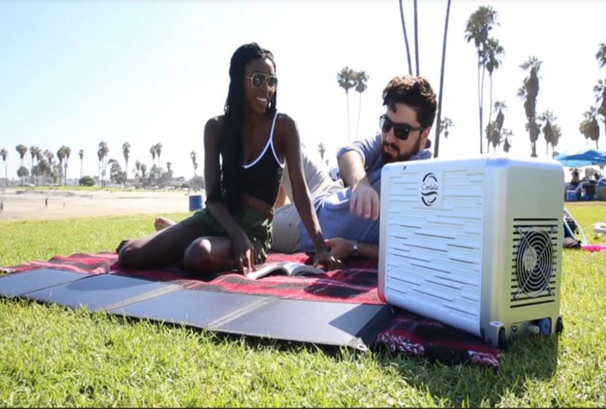world first portable air conditioner which works without electricity