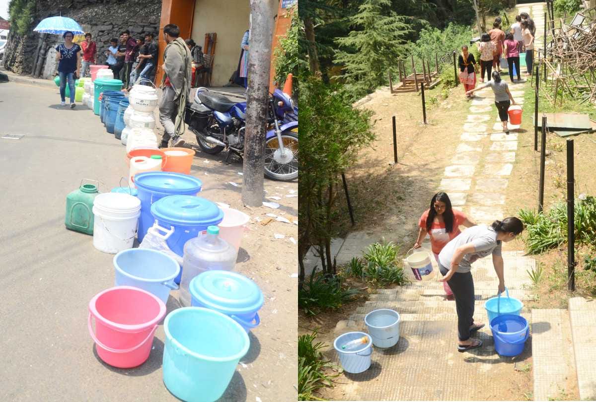 water crisis increasing day by in the shimla city the capital of himachal