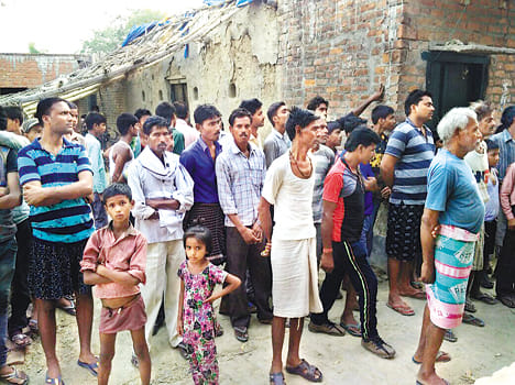 Maiden's body found hanging from a trap in suspicious circumstances