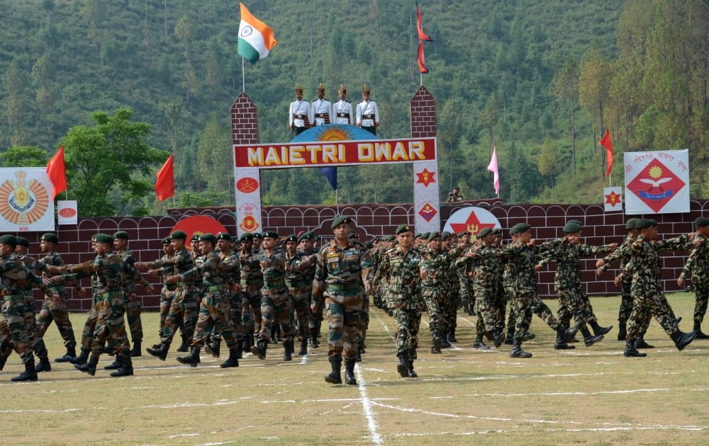 indo nepal army practice in pithoragarh