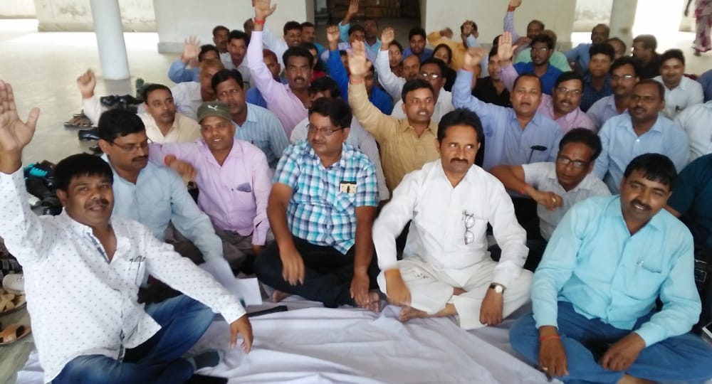 Gram secretaries have protested