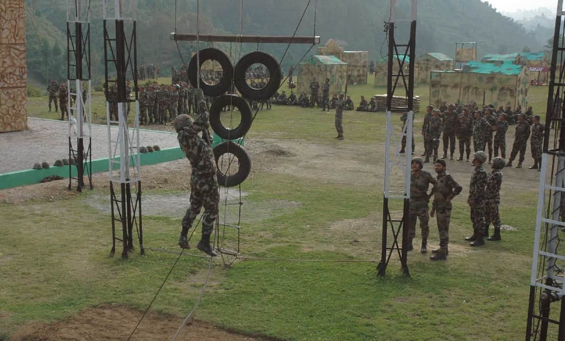 India nepal surya kiran 13 joint military operation photos