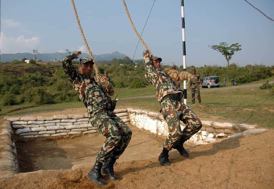 India nepal surya kiran 13 joint military operation photos