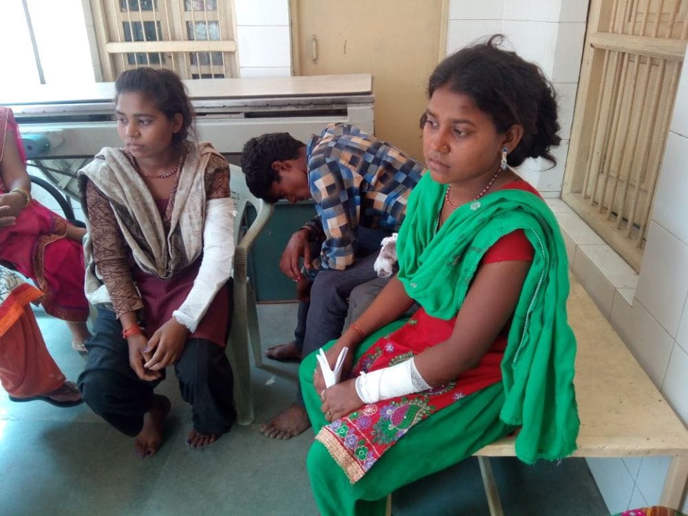 two died and many injured in road accident in etah