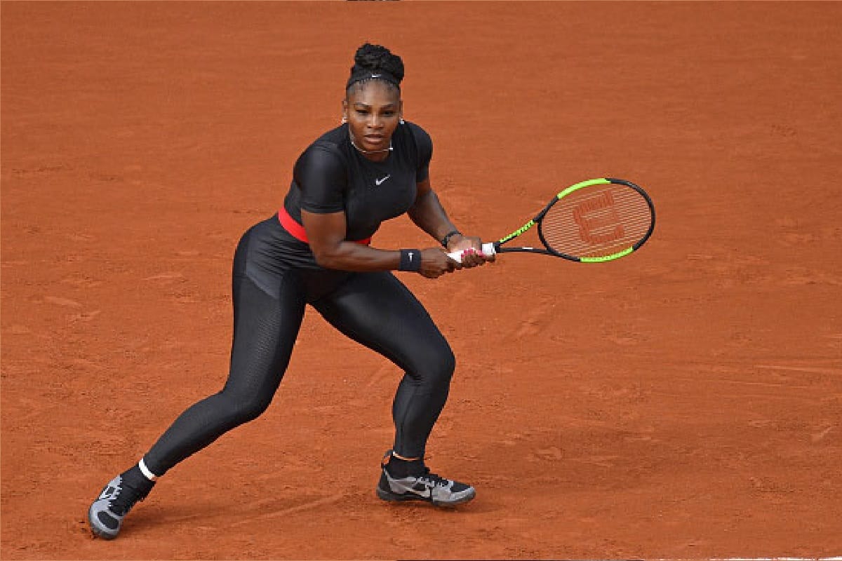 serena williams wear cat suit in french open against kristyna pliskova