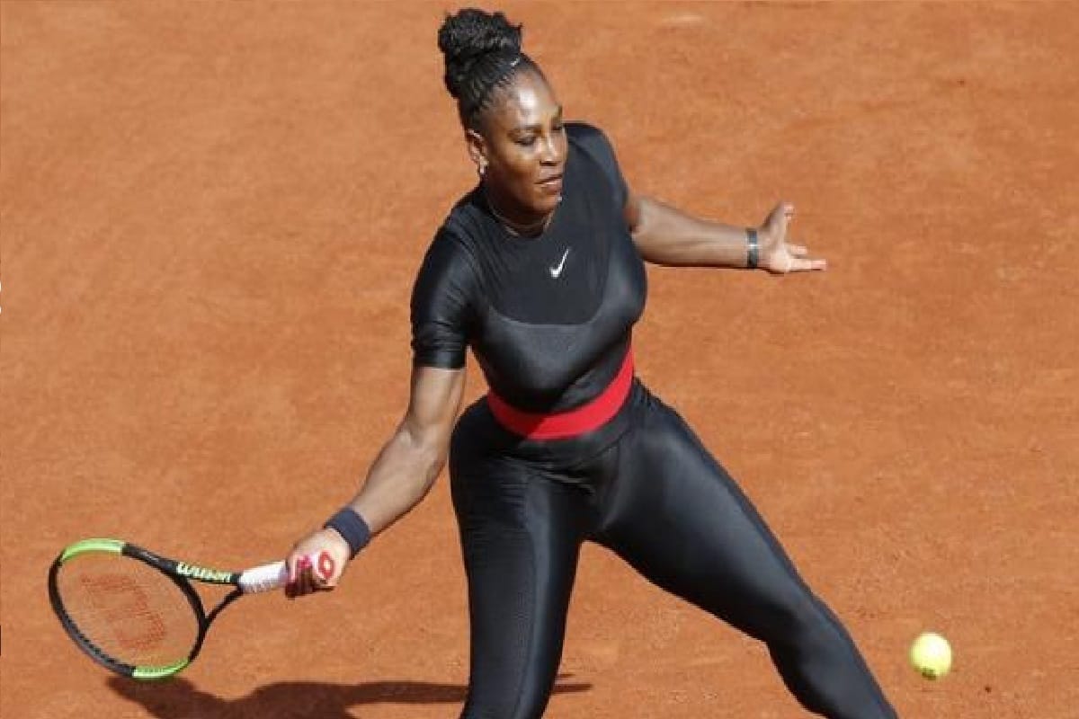serena williams wear cat suit in french open against kristyna pliskova