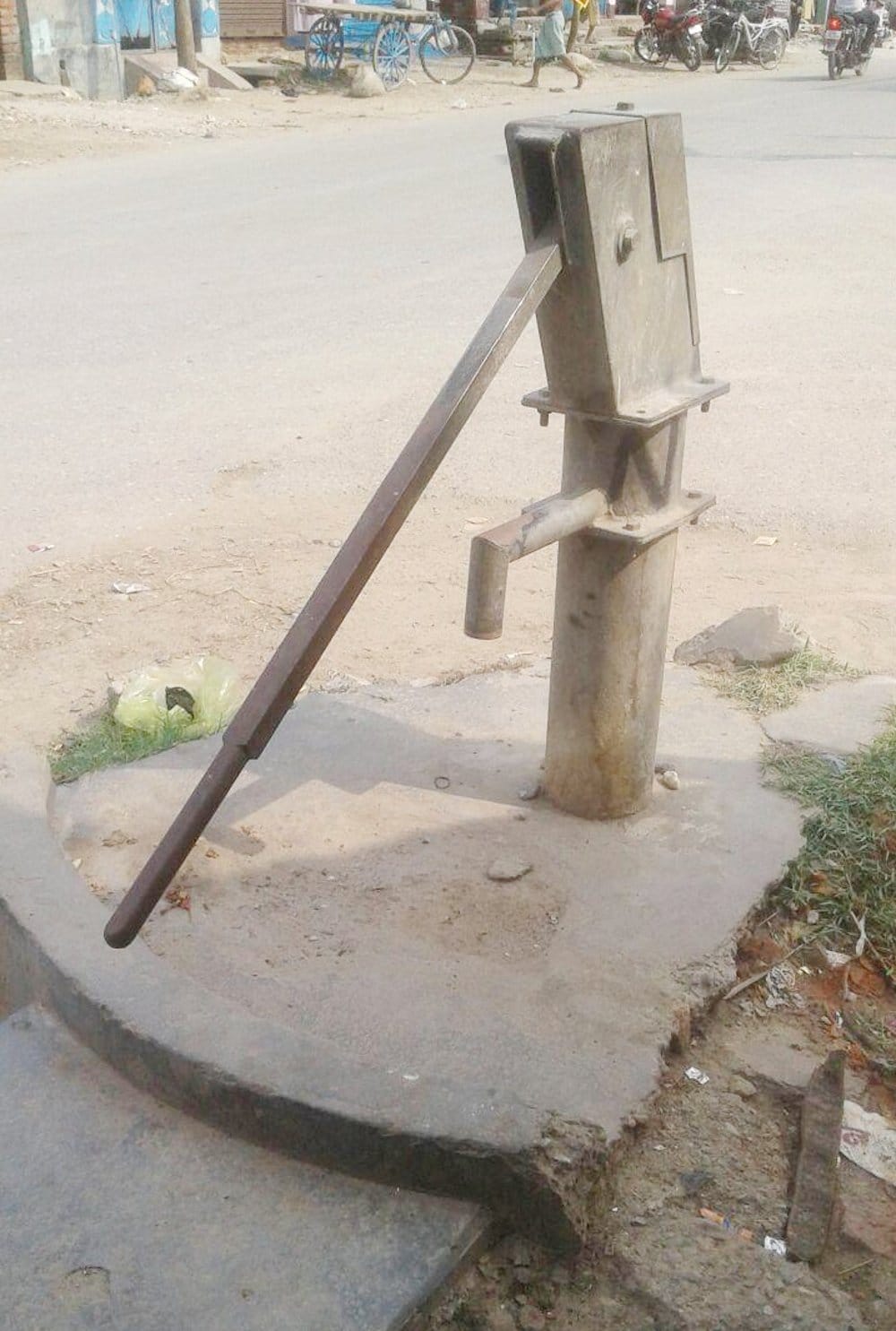 111 handpumps of water can be found in the test
