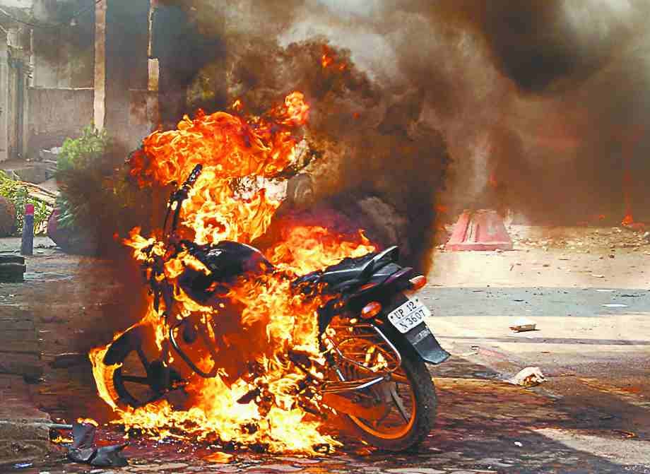 BJP blames Dalit agitation