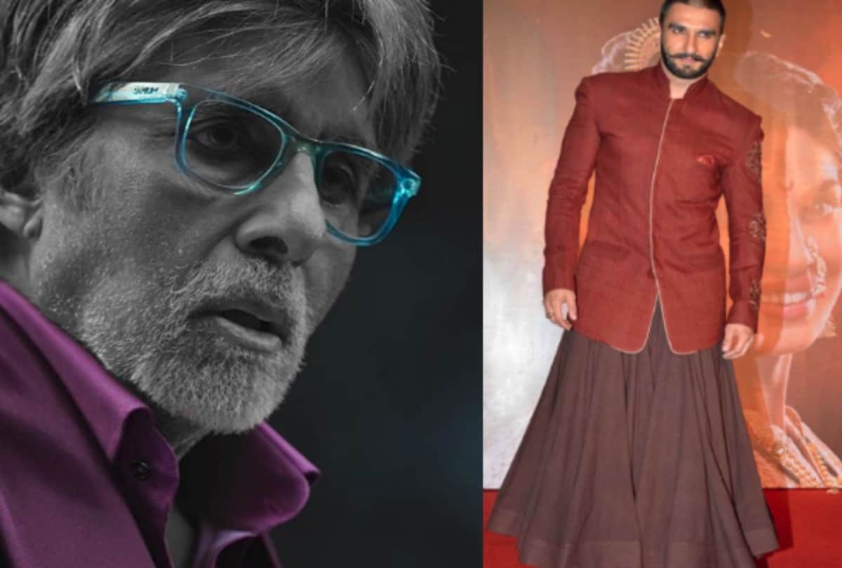 Amitabh Bachchan challenges Ranveer Singh  to a fashion face off on social media 