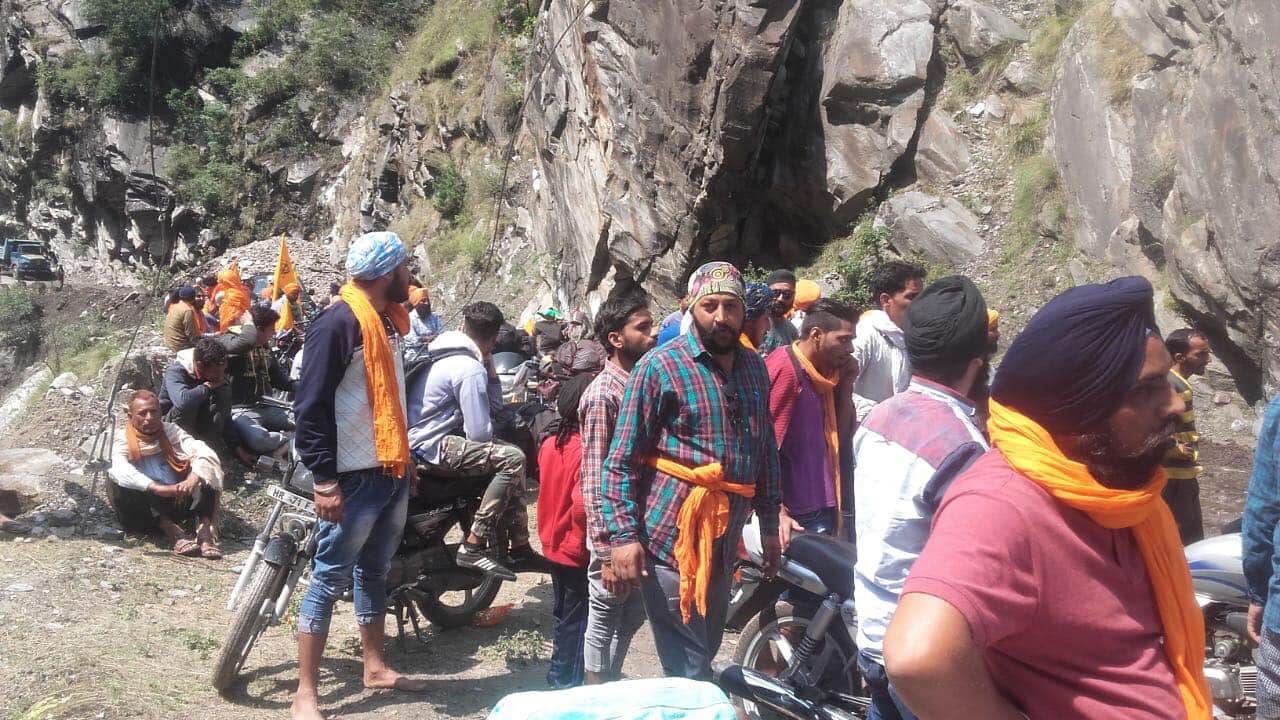 landslide in badrinath highway photos