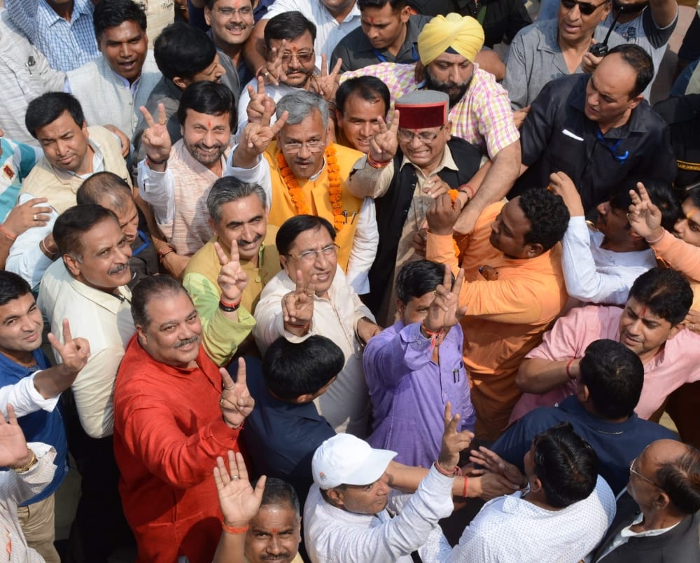 tharali by election 2018 bjp wins 
