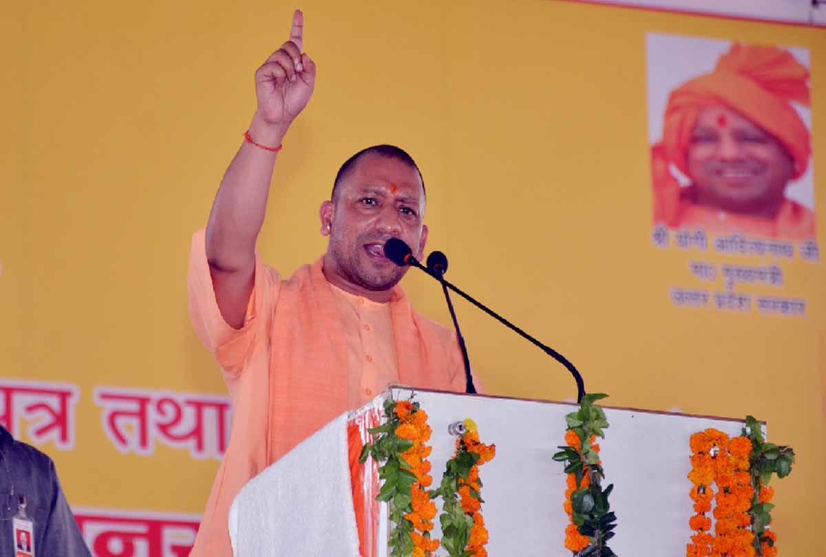 Yogi Adityanath in Etawah on Friday 