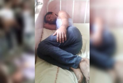 man tied to tree then beaten by miscreants in mewat