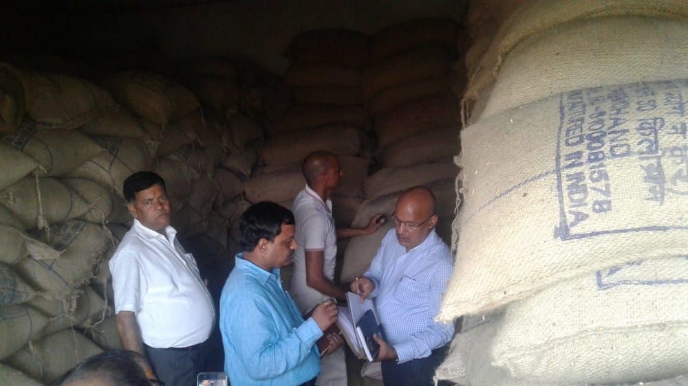 319 quintal wheat find in chuda mill
