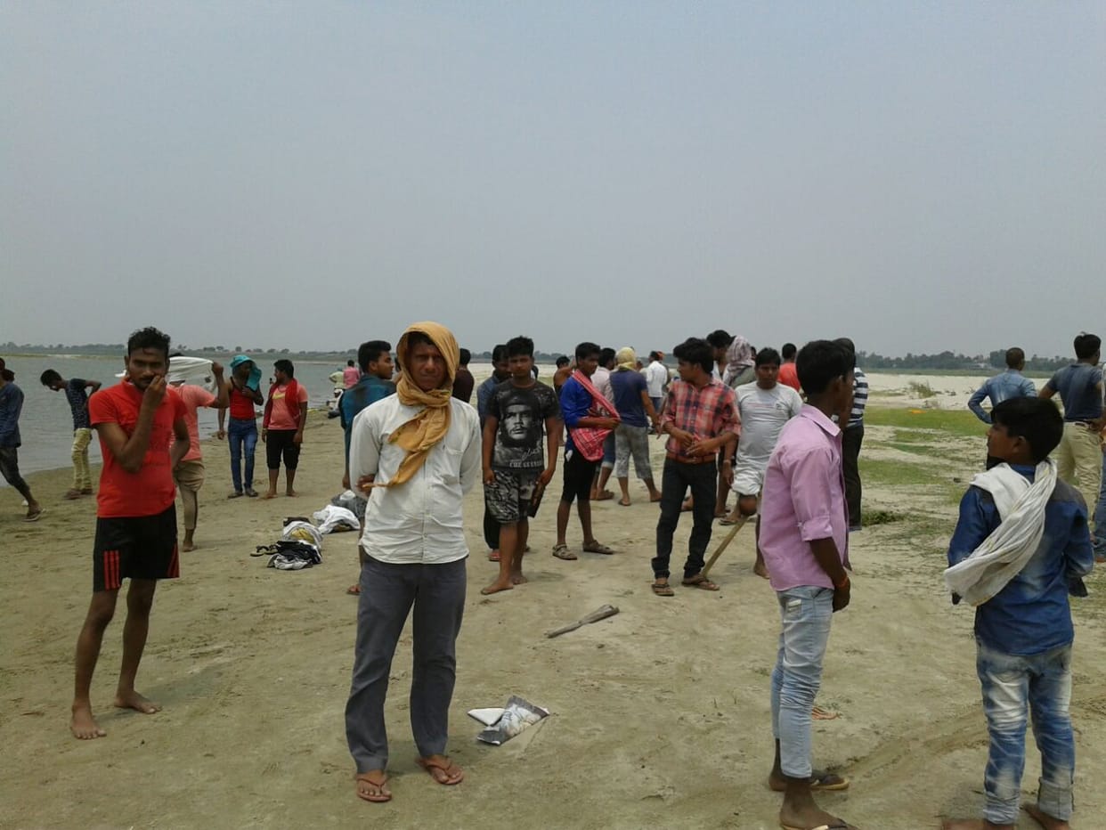 Two student of class eight drown in ganga at ghazipur