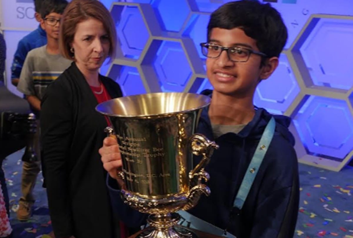 Indian origin Karthik Nemmani won the National Spelling Bee Championship crown in US