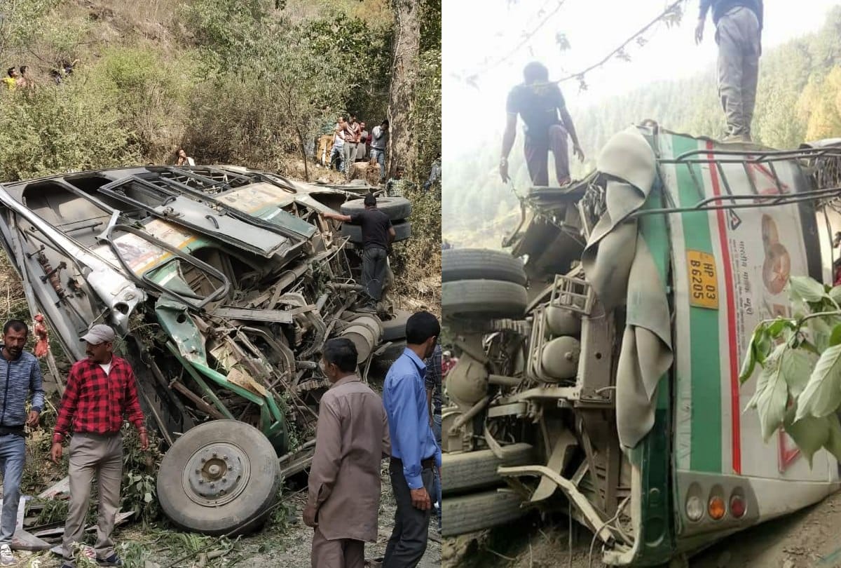 HRTC Bus Falls Into Gorge In Shimla Nine Killed, 20 Injured 