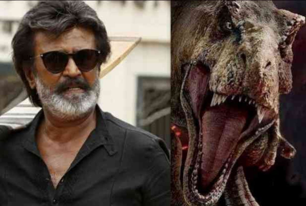 jurassic park clash between rajinikanth movie kaala in cinema house noida