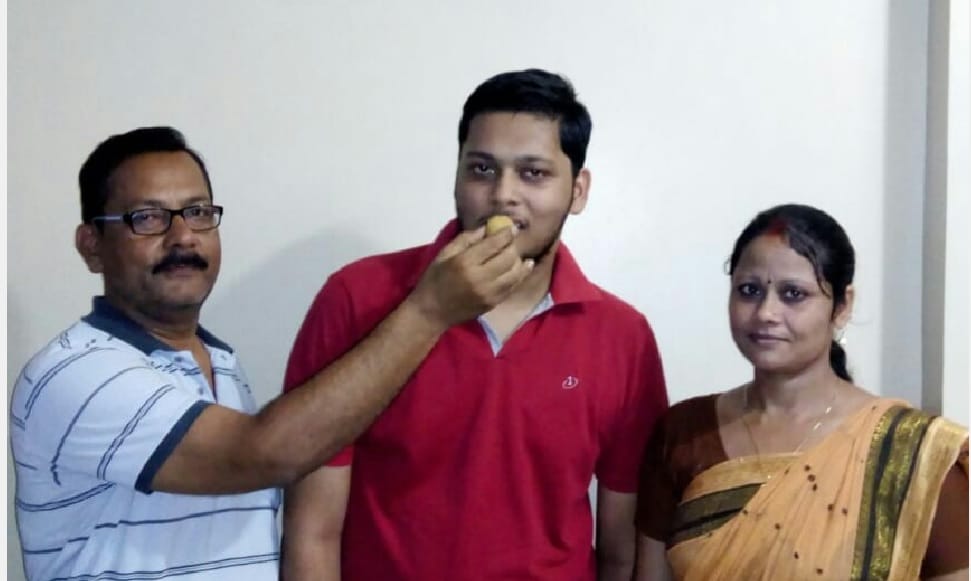 nandan got third rank in up catet