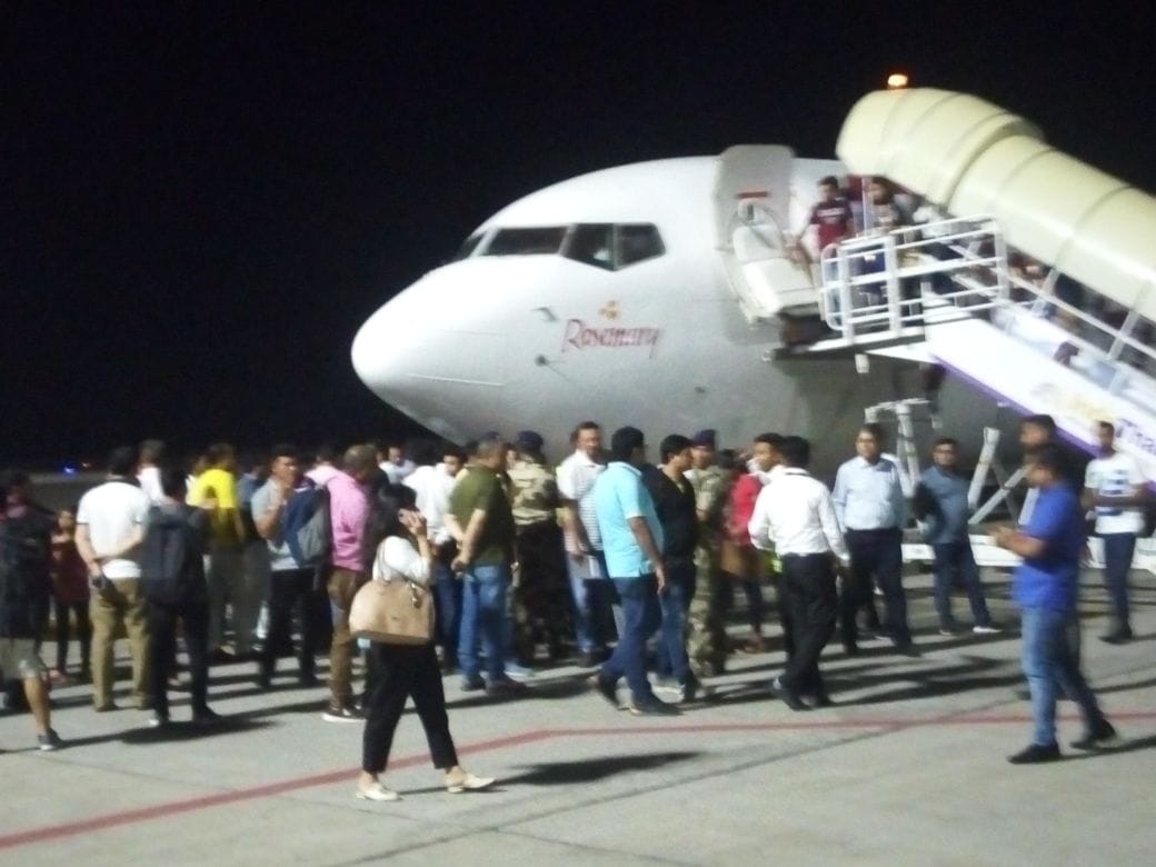 Flight pilot says that my duty is over at varanasi airport
