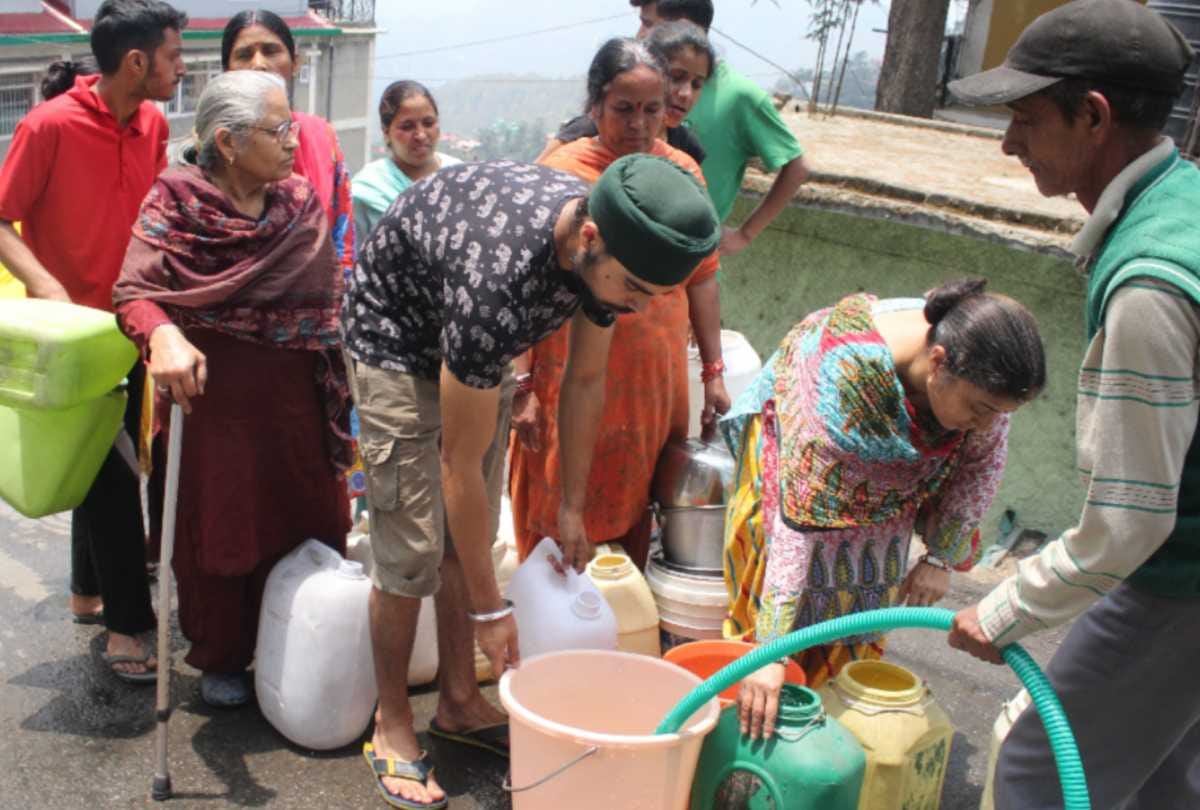  shimla water crisis, mc is not giving water supply according to the schedule 