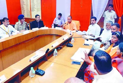 CM Yogi Adityanath in Hardoi district
