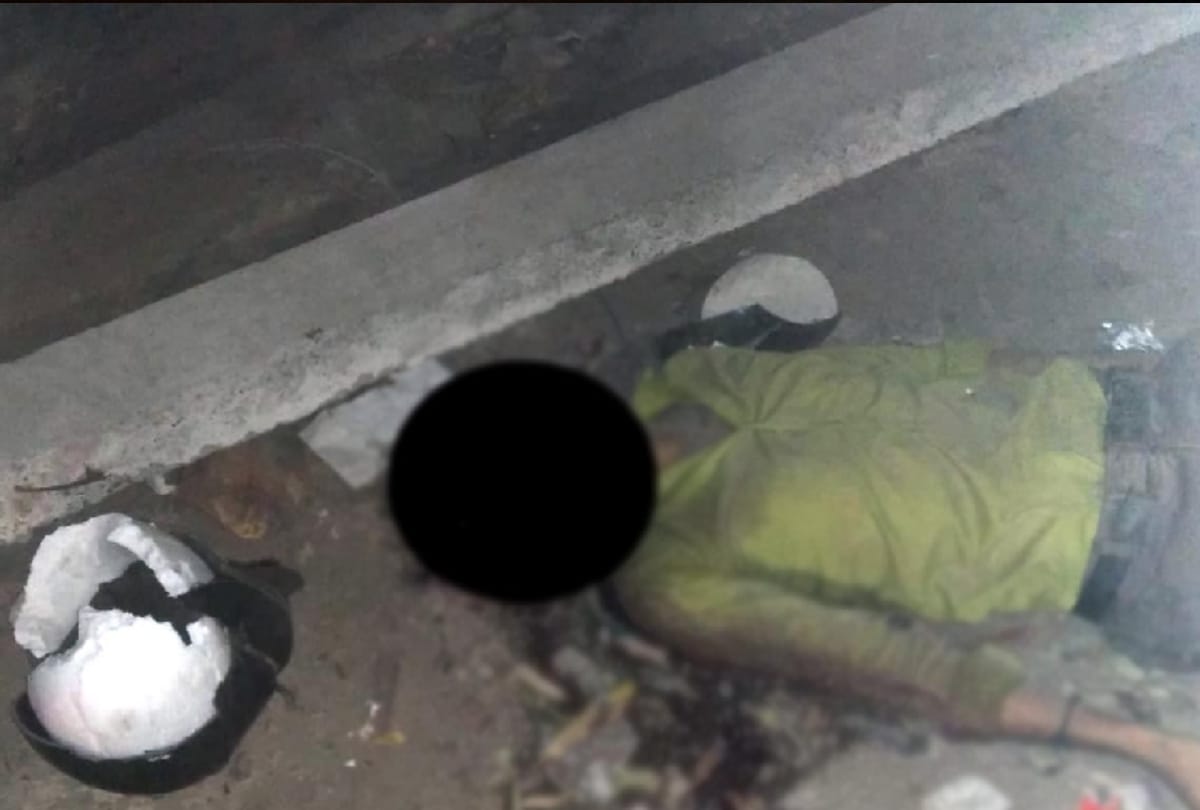in delhi dust storm last night took one bike rider life he was waiting beside a pillar fall on him