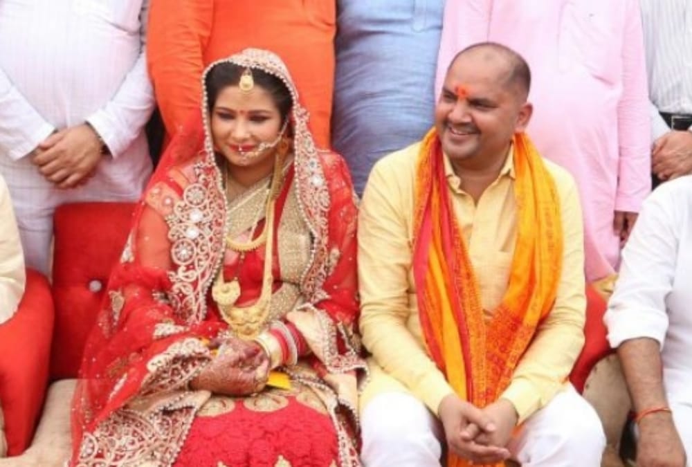 BJP MLA indra pratap tiwari reception in faizabad.