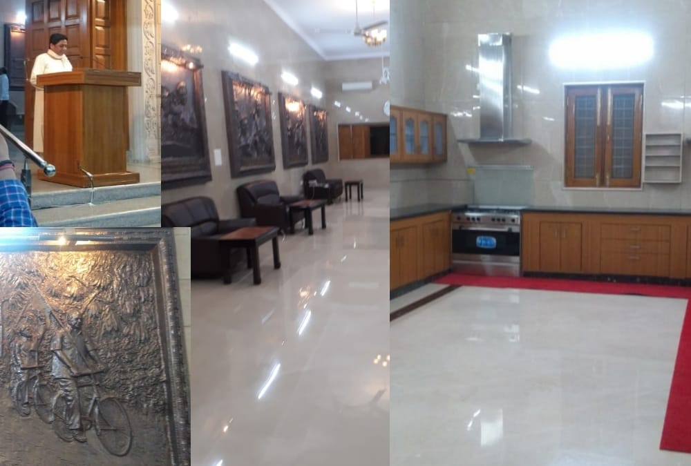  inside pics of mayawati's bungalow.