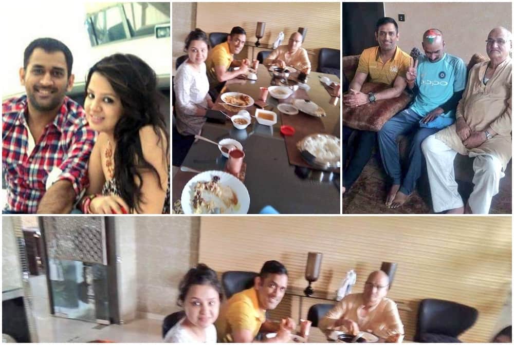 sachin tendulkar Super Fan Sudhir Gautam Hosted by MS Dhoni For Lunch