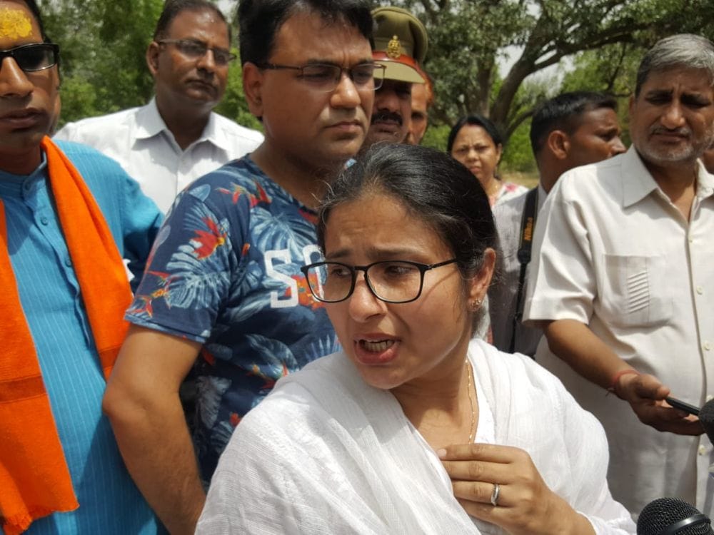 mukul dwivedi's wife said, is not satisfied with the inquiry