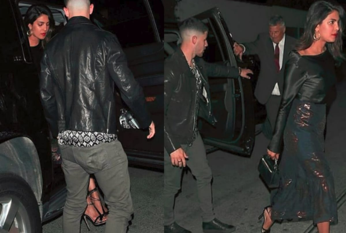 Priyanka Chopra and Nick Jonas go on a dinner date at Los Angeles