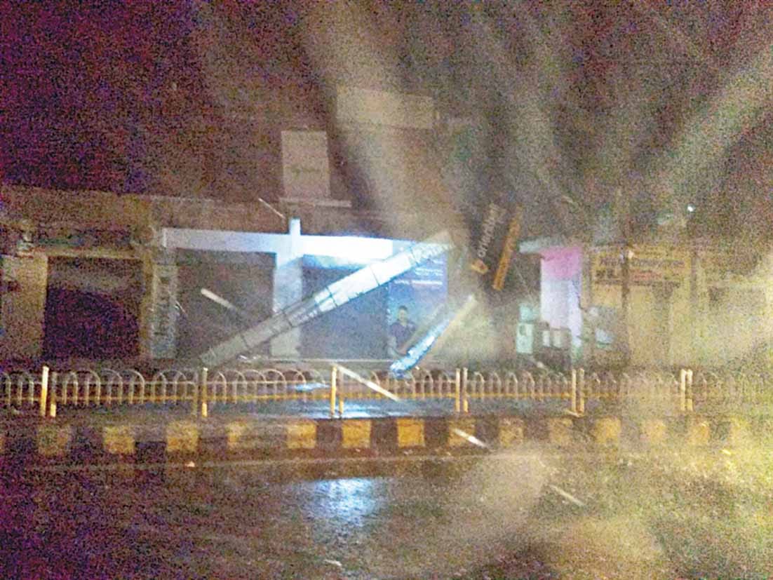 strom and rain