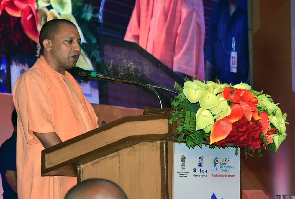 yogi adityanath promises to give 20 lakh jobs to youth.