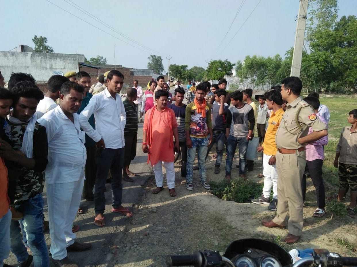 वाहन की टक्कर से फल व्यवसायी की मौत