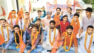 Hindu organizations mobilize in protest against temple demolition