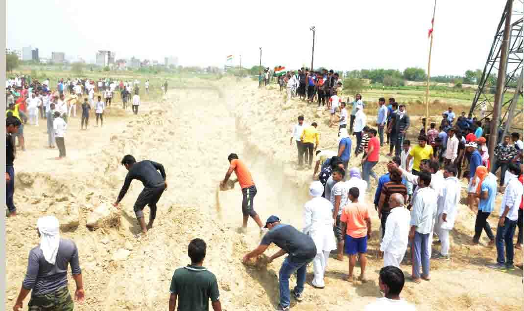 no dumping ground at noida sector 123 it will be shifted from there but where not confirm