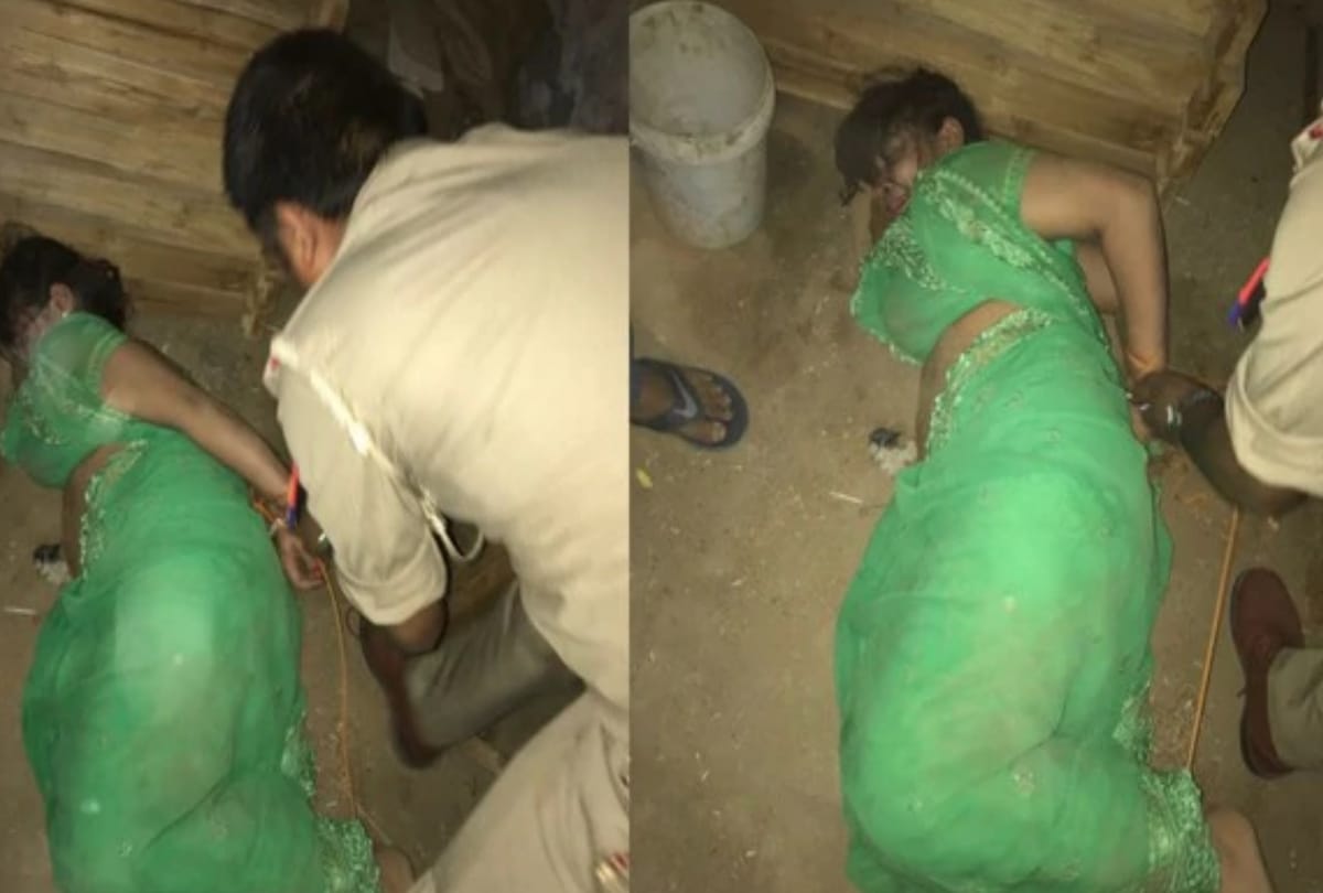 pregnant woman hostage in Laws house Police arrested husbands family in noida