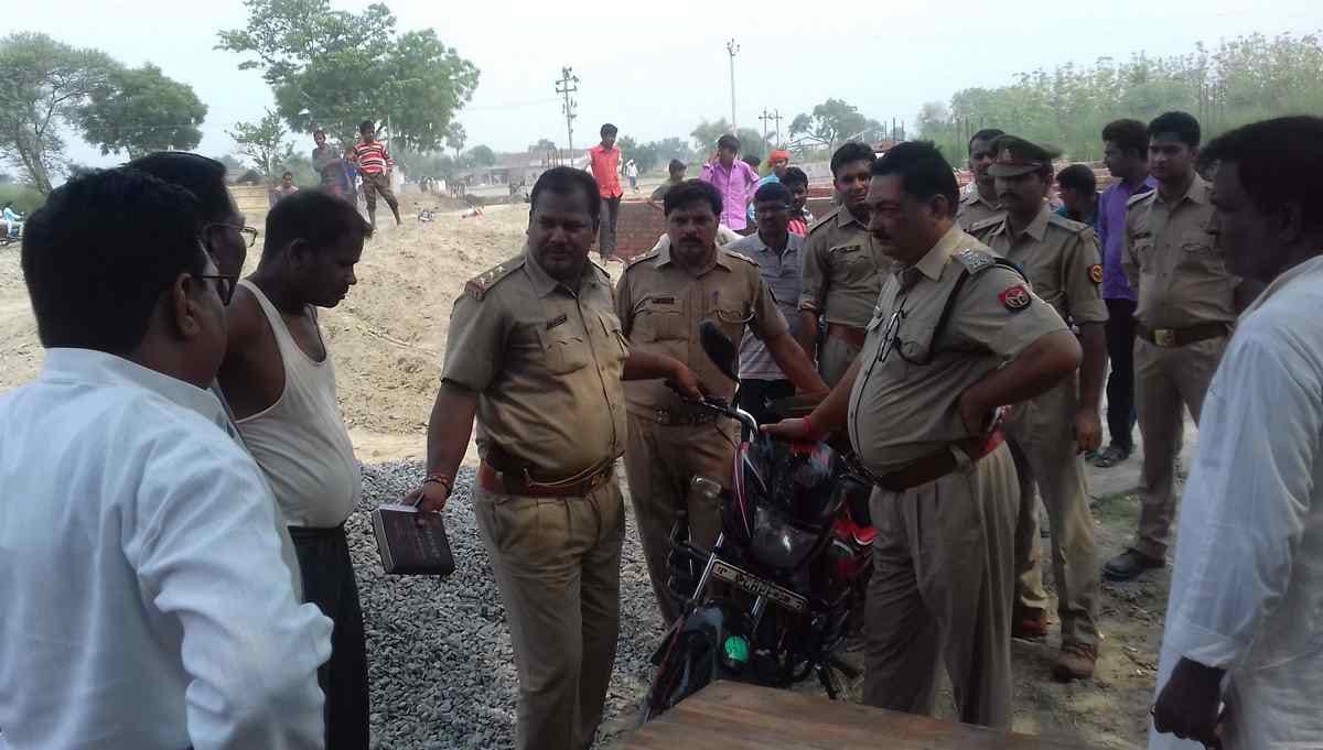 Girl child murder and dead body found on out of house