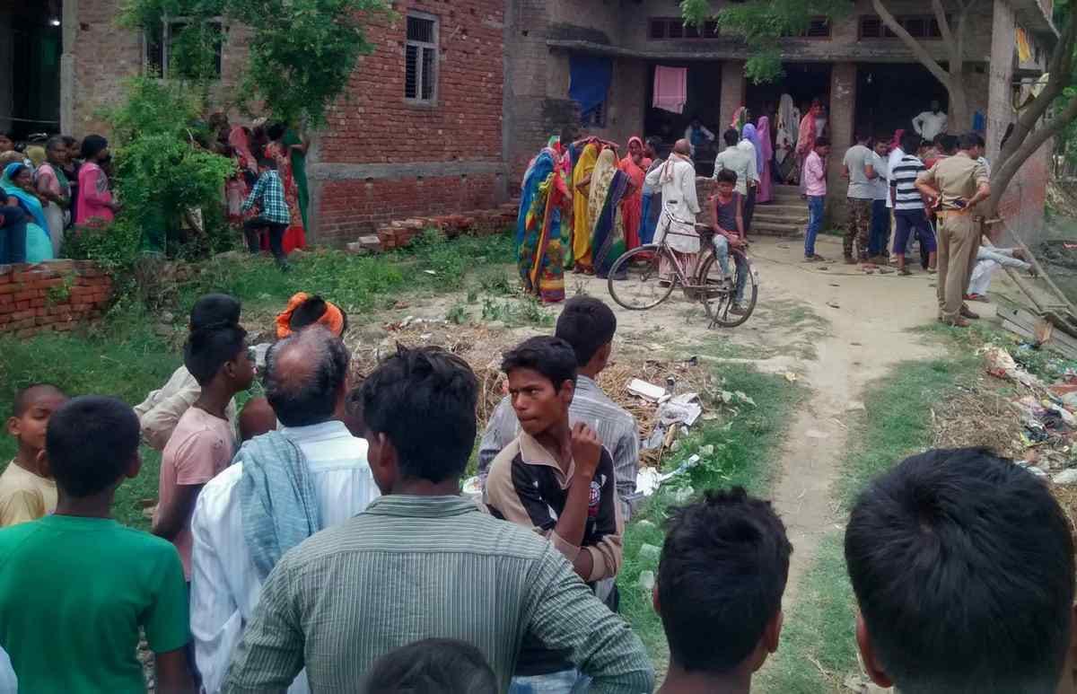 Girl child murder and dead body found on out of house
